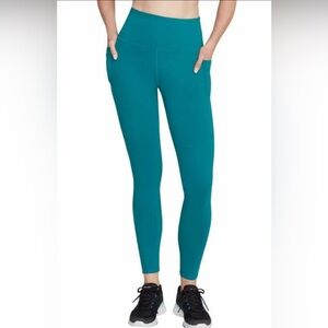 Skechers Go Walk High Waist Teal Activewear Leggings